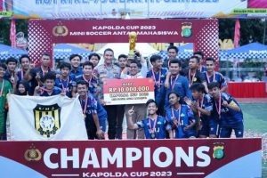 Berjalan Sukses, Turnamen Mini Soccer Kapolda Cup 2023 Polda Metro Jaya Resmi Ditutup