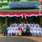 Danramil 01/Menteng, Sebagai Inspektur Upacara HUT Ke-78 RI di SMKN 16 Jakarta