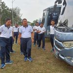 Tingkatkan Operasional Pangkalan, Danlanal Bintan Laksanakan Pengecekan Secara Fisik Kendaraan Dinas
