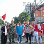 Babinsa Koramil 02/Sawah Besar Hadiri Jalan Santai Memperingati HUT Ke-78 Kemerdekan Republik Indonesia