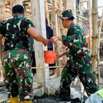 Babinsa Koramil Temayang Bojonegoro bantu percepatan Pembangunan Musholla Dusun Genengan