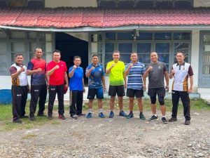 Pererat Sinergitas, Forkopimda Sabang Gelar Olahraga Bersama di GOR Gelora Wijaya Kusuma Lanal Sabang