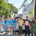 Babinsa Koramil 02/Sawah Besar Bersama Tiga Pilar Sosialisasi Bahaya Narkoba