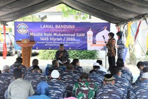 Pangkalan TNI AL Bandung Peringati Maulid Nabi Muhammad SAW Tahun 1445 H/2023 M