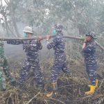 TNI AL Ikut Berupaya Dalam Menangani Karhutla Bersama BNPB di Wilayah Provinsi Kalimantan Selatan