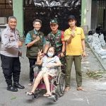 Koramil 02/Sawah Besar Bersama Tiga Pilar Ikut Mendampingi Pengecekan Kegiatan Lansia