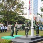 Kodim 0501/JP Menggelar Upacara Bendera 17 an