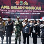 TNI AL Bandung Ikuti Apel Gelar Pasukan Operasi Mantap Brata Lodaya 2023-2024 Dalam Rangka Pengamanan Pemilu 2024