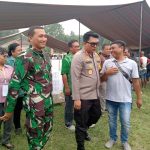 Kapolres Toba bersama Dandim 0210/TU Meninjau Pilkades Serentak 2023 di Kab.Toba