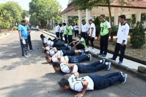 Lanal Bandung Laksanakan Tes Kesamaptaan Jasmani Periodik II TA. 2023