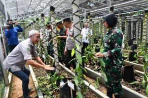 Dalam Rangka HUT Ke-78 TNI Th. 2023, TNI AL Lanal Bandung Laksanakan Gerakan Nasional Ketahanan Pangan Th. 2023