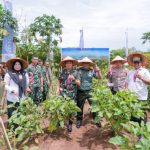 Lanal Lhokseumawe Ikuti Gerakan Nasional Ketahanan Pangan Tahun 2023 Secara Virtual