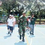 Babinsa Koramil 04/Pulogadung, Latih Baris-Berbaris SMK Fransiskus 1, Giat 10 November