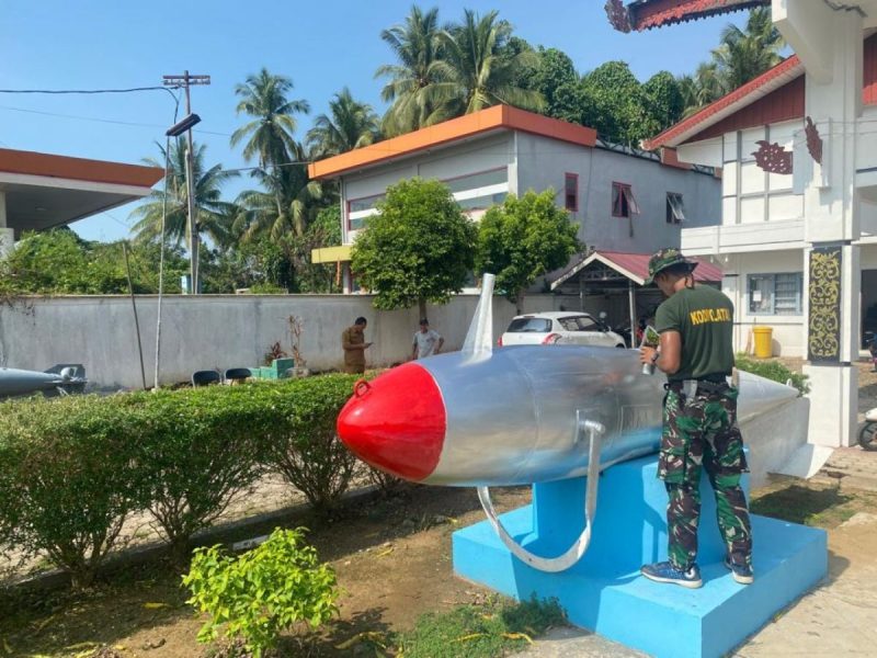 Sambut Hari Pahlawan, Lanal Banjarmasin Gelar Karya Bhakti di Kabupaten Hulu Sungai Selatan