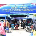 Sambut Hari Armada RI, Lantamal I Gelar Bakti Sosial di Kampung Bahari Nusantara Desa Paluh Kurau