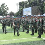 Tradisi Penyambutan Personel Purna Tugas Satgas Kizi TNI Konga XXXVll-l MINUSCA Car TA. 2022