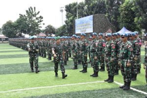 Tradisi Penyambutan Personel Purna Tugas Satgas Kizi TNI Konga XXXVll-l MINUSCA Car TA. 2022