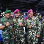 Pangdam Jaya Hadiri Acara HUT Ke-78 dan Serah Terima Jabatan Komandan Korps Marinir
