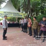 Pengamanan Ops Aman Bacuya Jaya 2023 oleh Subsatgas Gabungan Polsek Kemayoran, Ditpamobvit, dan Ditsamapta