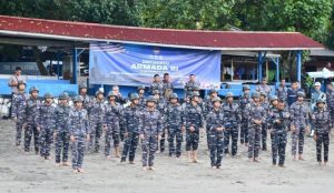 Lanal Sabang Meriahkan Hari Armada RI Tahun 2023 Dengan Lomba Renang Militer