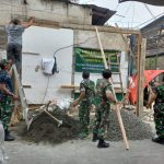 Karya Bakti TNI Satkowil, Kodim 0504/JS Bangun Pos Kamling