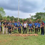 Wujudkan Ketahanan Pangan, Lanal Dabo Singkep Ubah Lahan Tidur Jadi Lahan Produktif