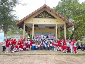 Pererat Silaturahmi, TK Hang Tuah Lanal Dabo Singkep Gelar Family Gathering