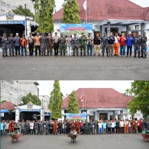 TNI AL Lanal TBA Gelar Bakti Sosial Bersih-Bersih Rumah Ibadah (Berubah)