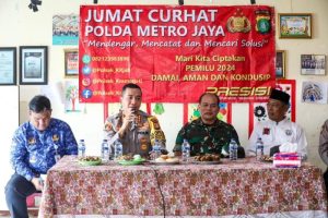 Jumat Curhat Presisi, Kapolres Ajak Warga Bersama Ciptakan Suasana Aman dan Damai Jelang Pemilu 2024