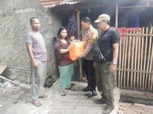 Wujud Nyata Bhabinkamtibmas, Peduli Anak Stunting di Wilayahnya