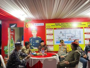 Danlanal Bersama Forkopimda Tinjau Pengamanan Malam Natal Tahun 2023 di Kota Bengkulu