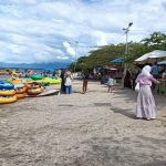 Hari Pertama Libur Natal 2023, Polres Toba Siaga Patroli dan Tingkatkan Pengamanan Di Obyek Wisata Pantai