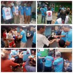 Ratusan Anak Antusias Saat Relawan Progres 08 Bagikan Susu Kotak