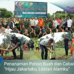 Kodim 0504/JS Bekerjasama Dengan Pemerintah Kota Administrasi Jakarta Selatan Melaksanakan Penanaman Pohon Produktif