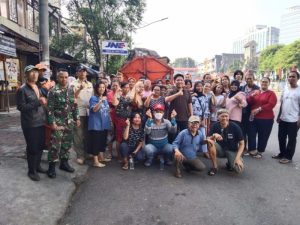 Babinsa Koramil 03/Senen Melaksanakan Kerja Bakti Bersama Warga dan Anggota PPSU