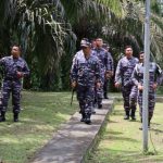 Kunjungan Kerja Danlanal Dumai di Pos Babinpotmar Perawang Posal Bengkalis