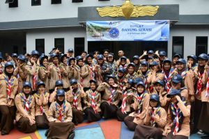 Komandan Lanal Bandung Pimpin Upacara Pembukaan Pendidikan dan Latihan Dayung Serasi Tahun 2024