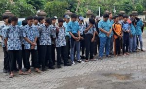 Jam Pelayaran Asyik Ngopi 32 Pelajar Di Amankan Satpol PP Lamongan
