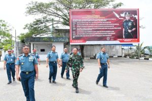 Danlantamal I Laksanakan Pemeriksaan Fasilitas Dinas Mako Lantamal I Belawan