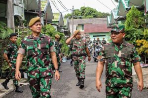 Kasdam Jaya/Jayakarta Brigjen TNI Tatang Subarna Mengunjungi Batalyon Arhanud 6/BAY