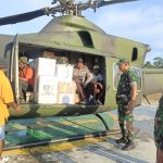 Kasdim 1710/Mimika Bersama Pihak Polri Dan Pemda Mimika Monitoring Sekaligus Mengawasi Pendistribusian Pemilu 2024