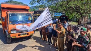 Lanal Simeulue Bantu Pengawalan dan Distribusi Logistik Pemilu di Empat Kabupaten