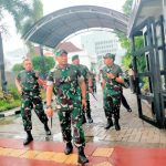 Dandim 0501/JP dan Kapolres Metro Jakpus Mengecek Langsung Kesiapan TPS 10 Sebagai Tempat Pencoblosan Presiden RI