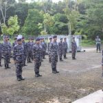 Demi Terciptanya Pemilu Aman dan Kondusif, Lanal Nias Laksanakan Apel Kesiapsiagaan Prajurit