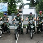 Pangkalan TNI AL Bandung Terima 5 Unit Motor Trail Dari Kemhan