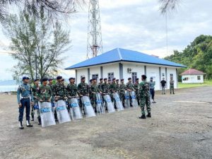 Lanal Simeulue Gelar Konsolidasi Pengamanan Pasca Pemilu Tahun 2024