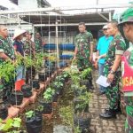 Pasiter Kodim 0505/JT Dampingi Tim Penilai Lomba Urban Farming