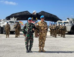 Serah Terima Jabatan Komandan Satuan Tugas FHQSU Unifil