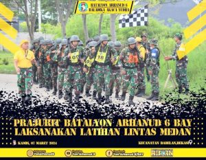Batalyon Arhanud 6/BAY,melaksanakan Uji Kesiapan Jasmani Militer