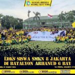Batalyon Arhanud 6/BAY Memberikan Pelatihan Dasar Kepemimpinan Kepada Siswa-siswi SMK N 8 Jakarta